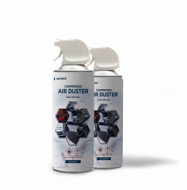Стиснене повітря для чистки spray duster 400ml Gembird (CK-CAD-FL400-01)