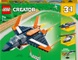 Конструктор LEGO Creator Сверхзвуковой самолёт 215 деталей (31126)