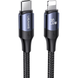 Кабель Usams US-SJ522 U71 Type-C to Lightning 20W PD Fast Charging 2m black (SJ522USB01)