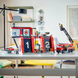 Конструктор LEGO City Пожежне депо з пожежною машиною 843 деталей (60414)