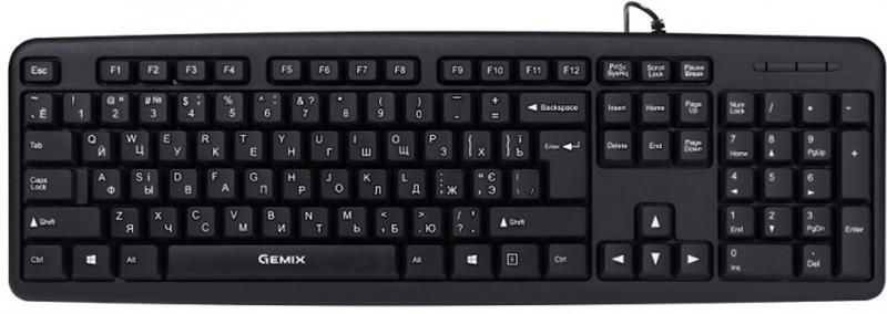 Клавиатура проводная Gemix KB140 USB Black
