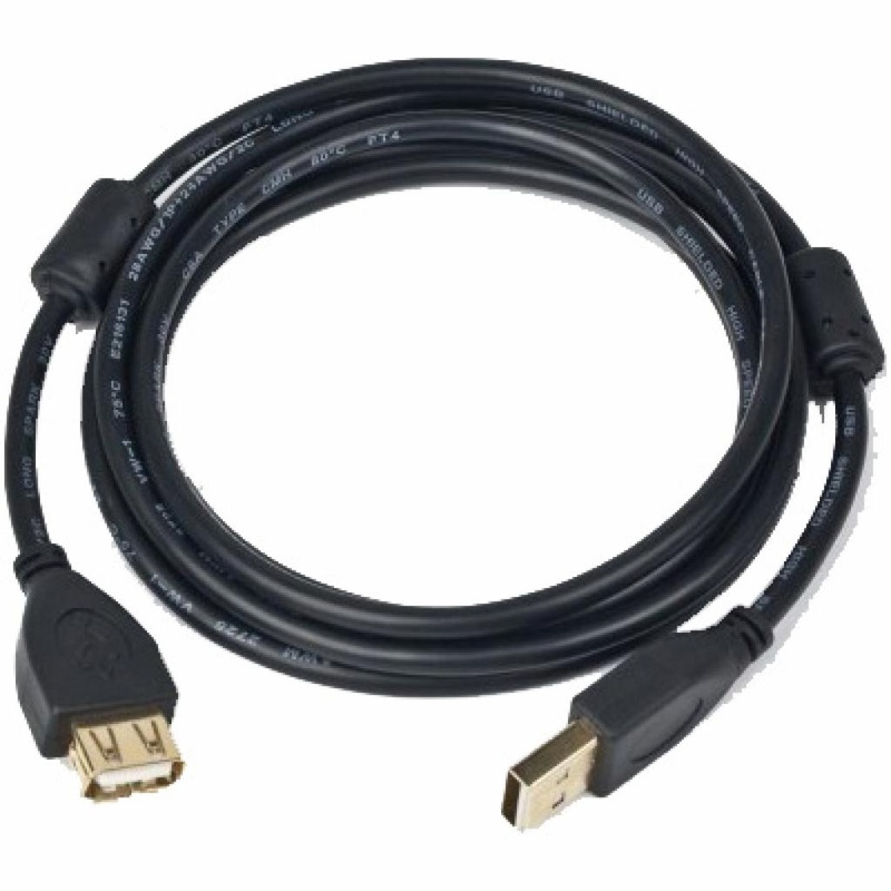 USB подовжувач 3м. Cablexpert AM/AF USB 2.0 (CCF-USB2-AMAF-10)