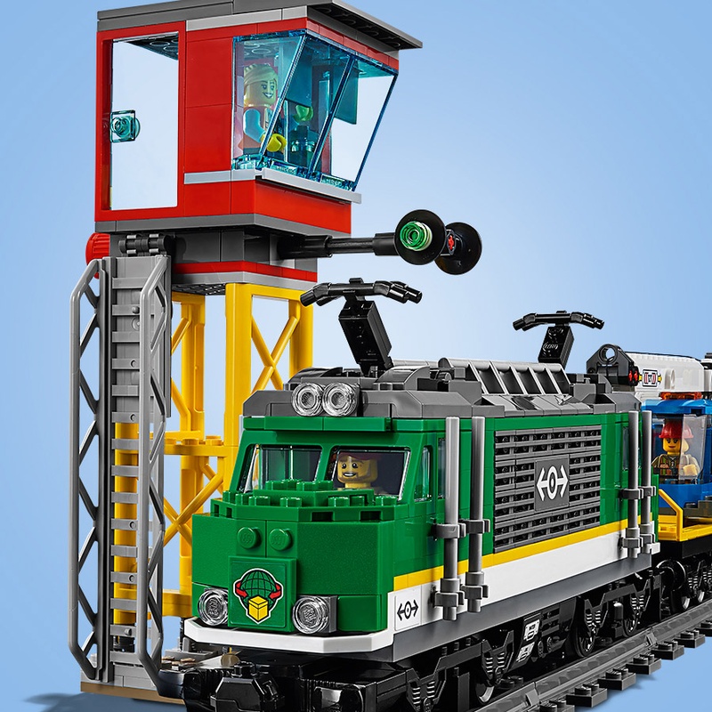 Конструктор LEGO City Вантажний потяг 1226 деталей (60198) (5702016109795)
