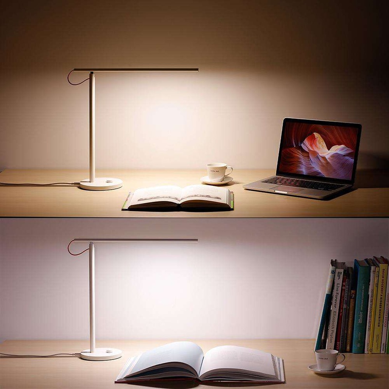 Настільна смарт-лампа Xiaomi Mi LED Desk Lamp 1S 520 2600 lm-5000K 9W (MJTD01SYL) (MUE4105GL)