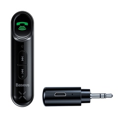 Ресивер Bluetooth Baseus Qiyin AUX Car Bluetooth Receiver Black (WXQY-01)