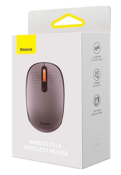 Миша бездротова Baseus F01A Wireless Mouse Frosted Gray (B01055502833-00)