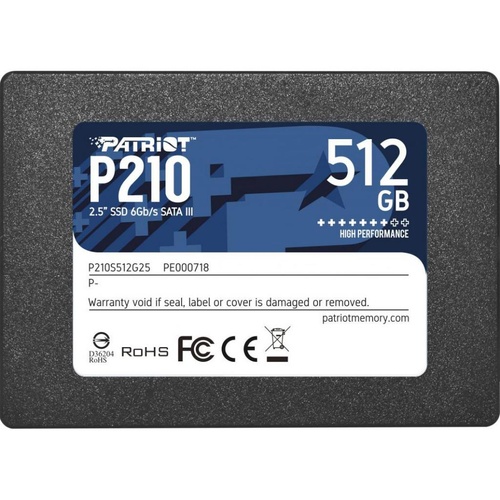Накопичувач SSD 2.5" 512GB Patriot (P210S512G25)