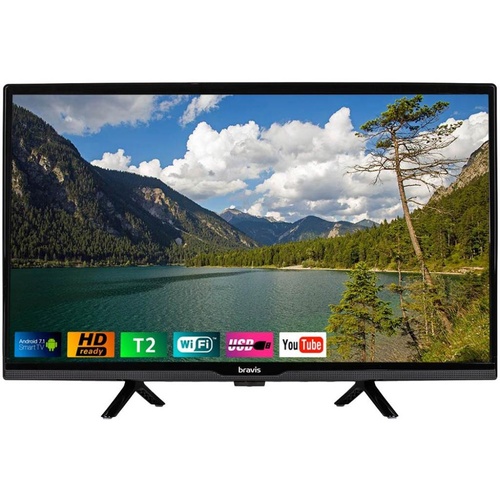 Телевизор Bravis 24" HD Smart TV (LED-24G5000 Smart + T2)