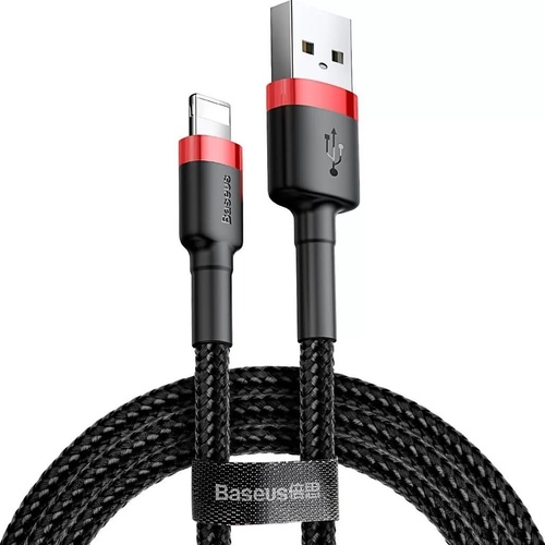 Кабель Baseus Cafule Cable USB For Lightning 1.5A 2m Red+Black (CALKLF-C19)