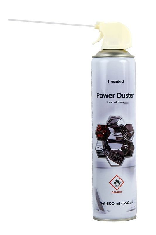 Стиснене повітря для чистки spray duster 600ml Gembird (CK-CAD-FL600-01)