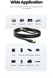 Кабель UGREEN USB-A 3.0 Male to Male Cable 1m (Black) (UGR-10370)