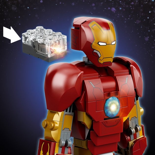 Конструктор LEGO Super Heroes Marvel Фигурка Железного человека 381 деталь (76206)