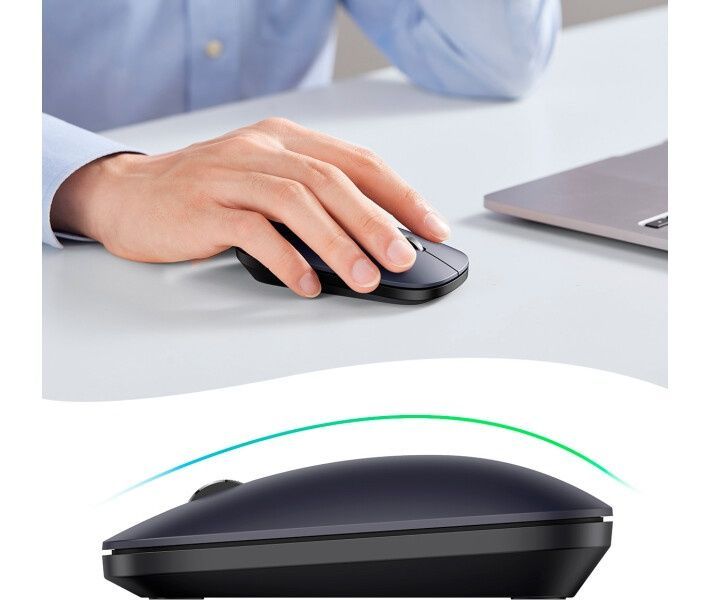 Мишка бездротова UGREEN MU001 Portable Wireless Mouse Black (UGR-90372)