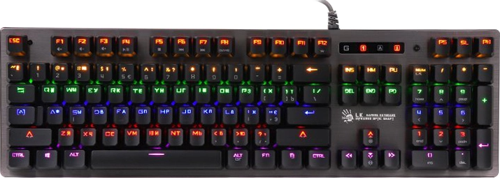 Ігрова клавіатура A4Tech Bloody B760 Green Sw Black