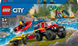 Конструктор LEGO City Пожежний позашляховик з рятувальним човном 301 деталей (60412)