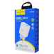 Зарядное устройство HOCO C105A Stage dual port PD20W+QC3.0 charger White (6931474782946)