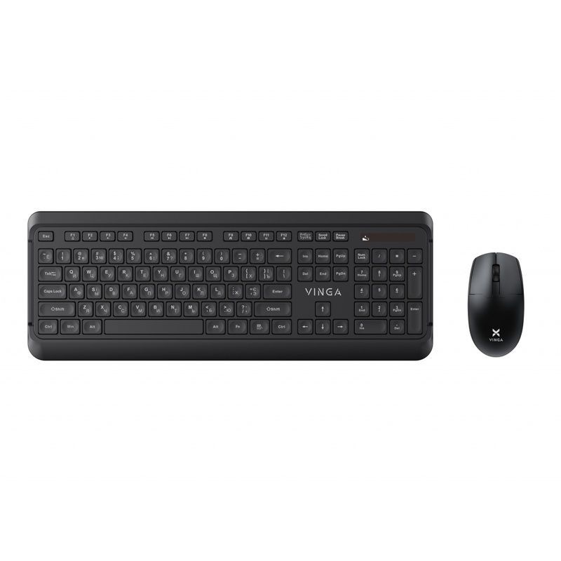 Беспроводной комплект мышь+клавиатура Vinga KBSW-110 Black
