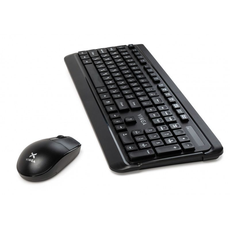 Беспроводной комплект мышь+клавиатура Vinga KBSW-110 Black