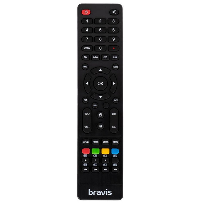 Телевізор Bravis 24" HD Smart TV (LED-24G5000 Smart + T2)