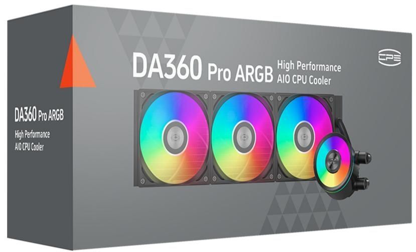 Система жидкостного охлаждения PcCooler DA360 Pro ARGB BK  (DA360PRO-BKAWXX-GL)