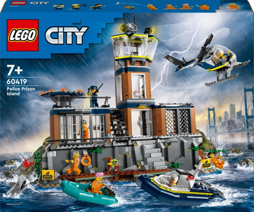 Конструктор LEGO City Поліцейський острів-в'язниця 980 деталей (60419)
