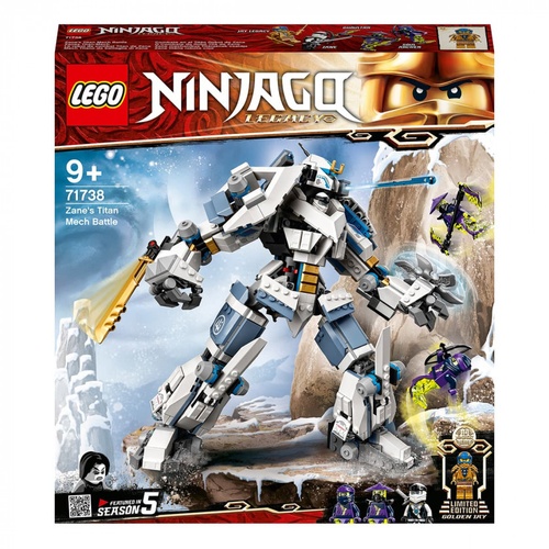 Конструктор LEGO Ninjago Битва робота-титана Зейна 840 деталей (71738)
