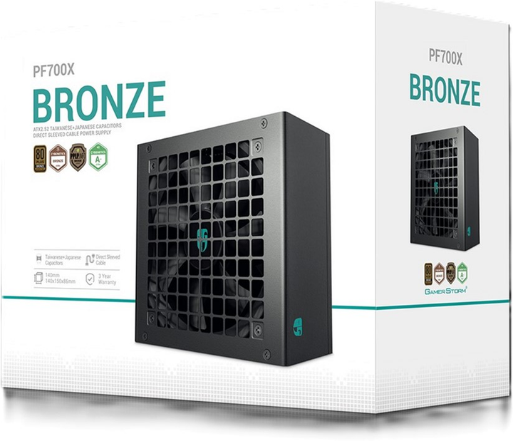 Блок живлення Deepcool GAMER STORM PF-X 700W 80+BRONZE (PF700X)(R-PF700X-HD0B-JGEU)