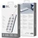 Мережевий подовжувач WIWU 14 in 1 20W GaN Power Strip 2C+2A+10AC Wi-S008 EU (2 m) White (6977703656268)