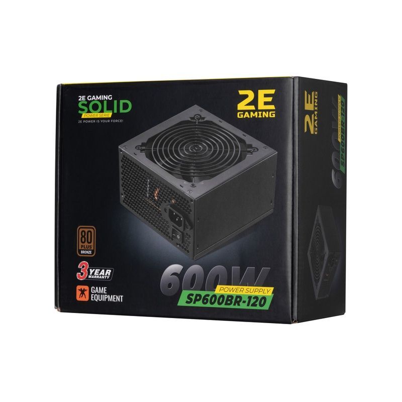 Блок живлення 2E Gaming Solid Power 600W (2E-SP600BR-120)