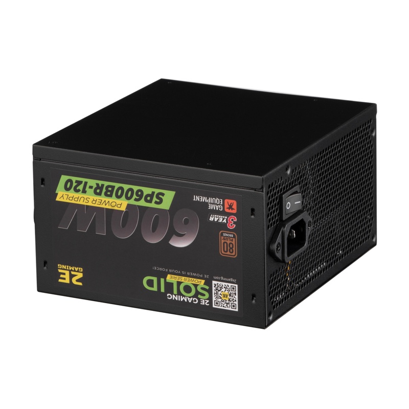 Блок живлення 2E Gaming Solid Power 600W (2E-SP600BR-120)