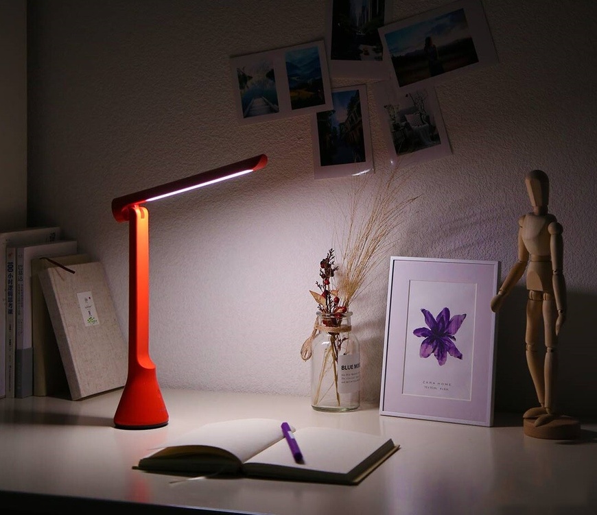 Настольная лампа Yeelight Xiaomi USB Folding Charging Table Lamp Red (YLTD11YL)