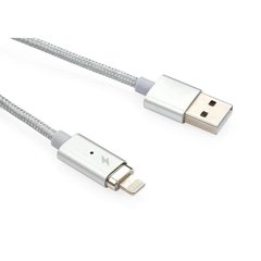 Кабель USB Magnetic Lightning White