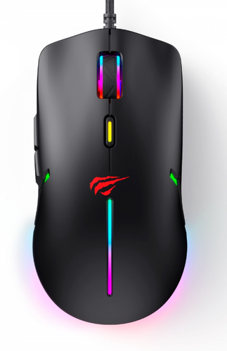 Игровая мышка Havit HV-MS1031 с RGB подсветкой USB Black