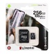 Карта памяти microSDXC (UHS-1) Kingston Canvas Select Plus 256Gb class 10 А1 (R-100MB/s) with adaptor (SDCS2/256GB)