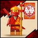 Конструктор LEGO NINJAGO Огненный дракон Кая EVO 204 детали (71762)