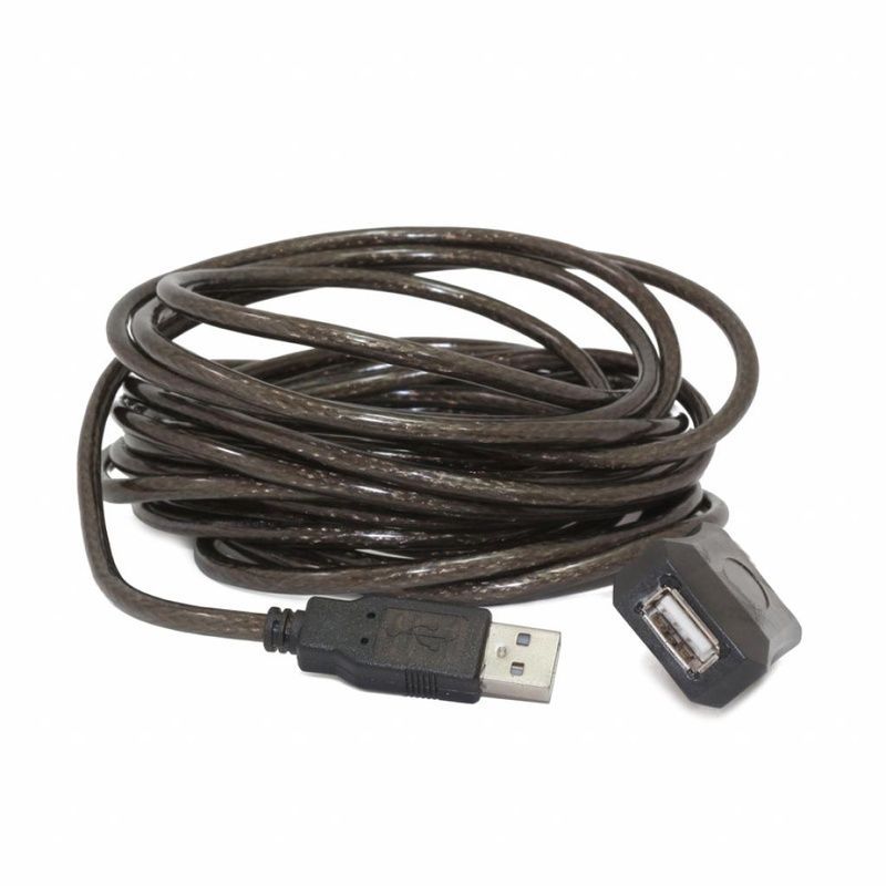 Активный USB удлинитель USB 2.0 AM/AF 5.0 m Active Cablexpert (UAE-01-5M)