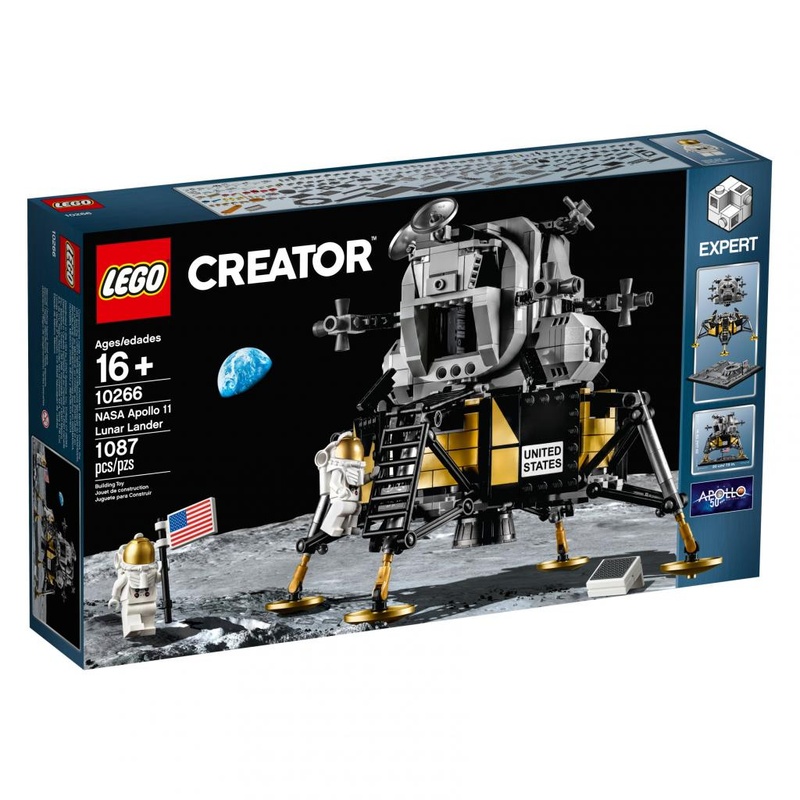 Конструктор LEGO Creator Expert Лунный модуль корабля «Апполон 11» НАСА 1087 деталей (10266)