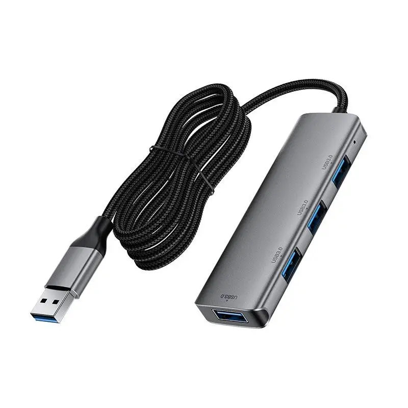 USB-хаб ACEFAST J17 USB-A 4-in-1 HUB Metal Gray (6974316285922)