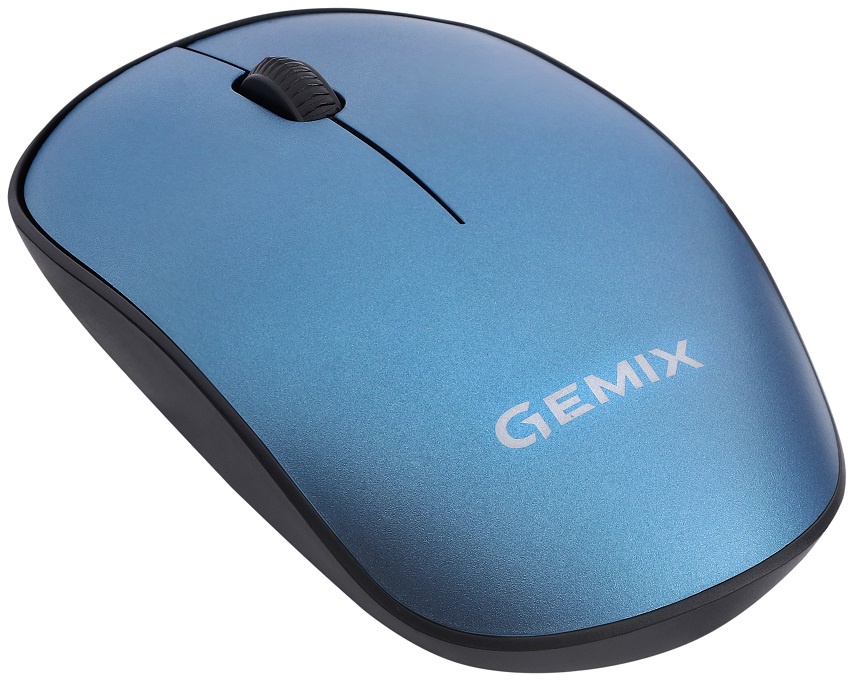 Миша Gemix GM195 Wireless Black/Blue (GM195BL)