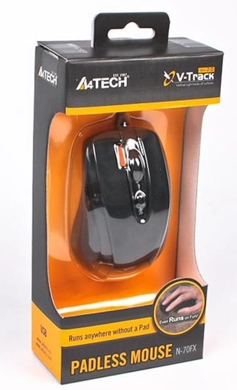 Мышка A4Tech N-70FX-1 USB Black