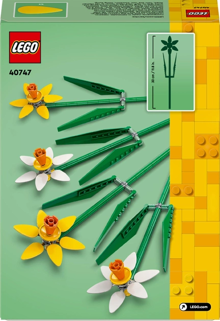 Конструктор LEGO Iconic Нарциссы 216 деталей (40747)