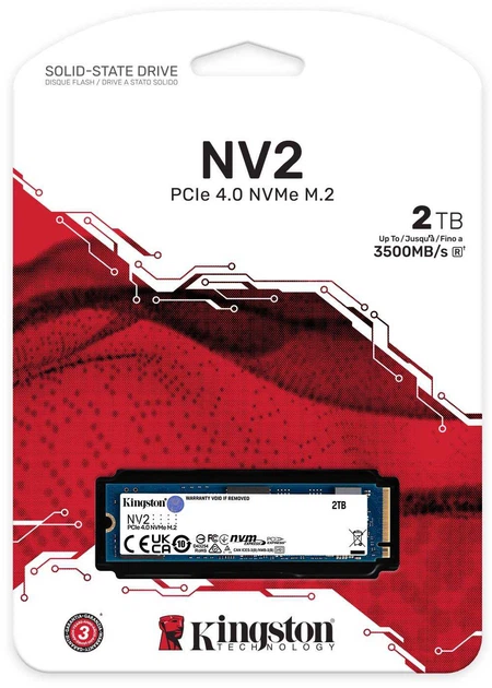 SSD накопичувач Kingston NV2 2 TB (SNV2S/2000G)