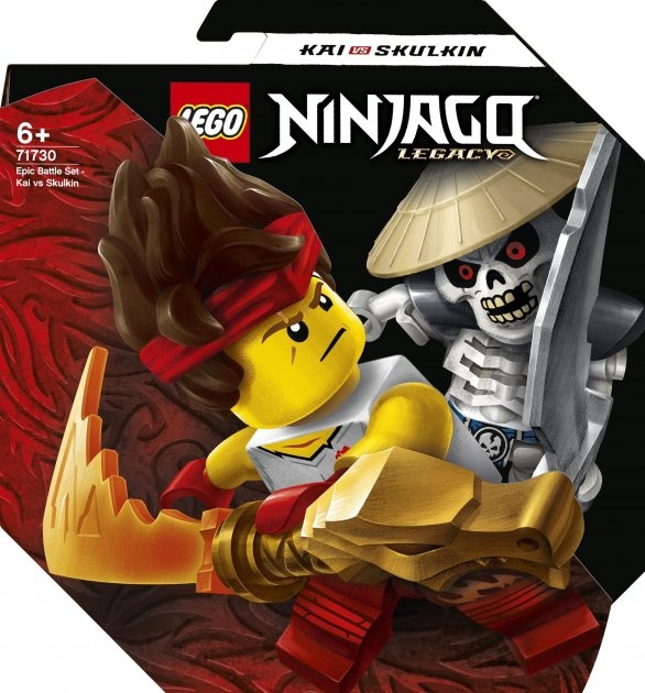 Конструктор LEGO Ninjago Грандиозная битва Кай против армии скелетов 61 детал (71730)