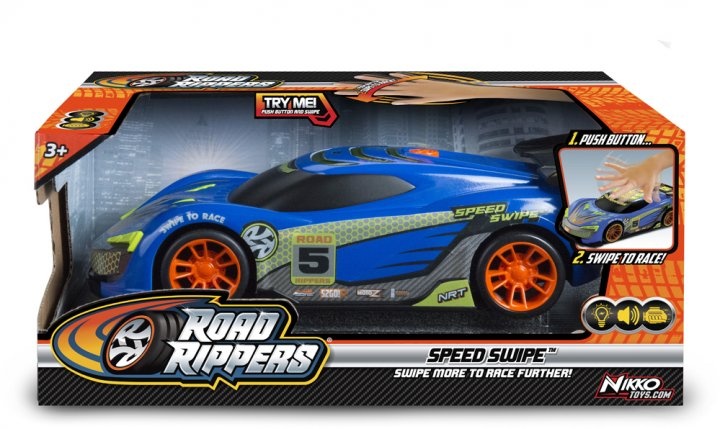 Машинка Road Rippers Speed Swipe Bionic Blue моторизована з ефектами (20121)