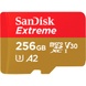 Карта памяти SANDISK 256GB microSD class 10 UHS-I U3 V30 A2 Extreme Mobile Gaming (SDSQXA1-256G-GN6GN)