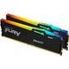 Модуль пам'яті для комп'ютера DDR5 32GB (2x16GB) 6000 MHz Beast RGB EXPO Kingston Fury (ex.HyperX) (KF560C30BBEAK2-32)