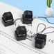 Брелок-кликер RGB с механическим свичем, антистресс клавиша, keycap fidget для геймеров, Черный
