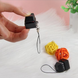 Брелок-кликер RGB с механическим свичем, антистресс клавиша, keycap fidget для геймеров, Черный