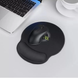 Коврик HOCO GM30 Polar Fox mouse pad with wrist support Black (6942007623339)