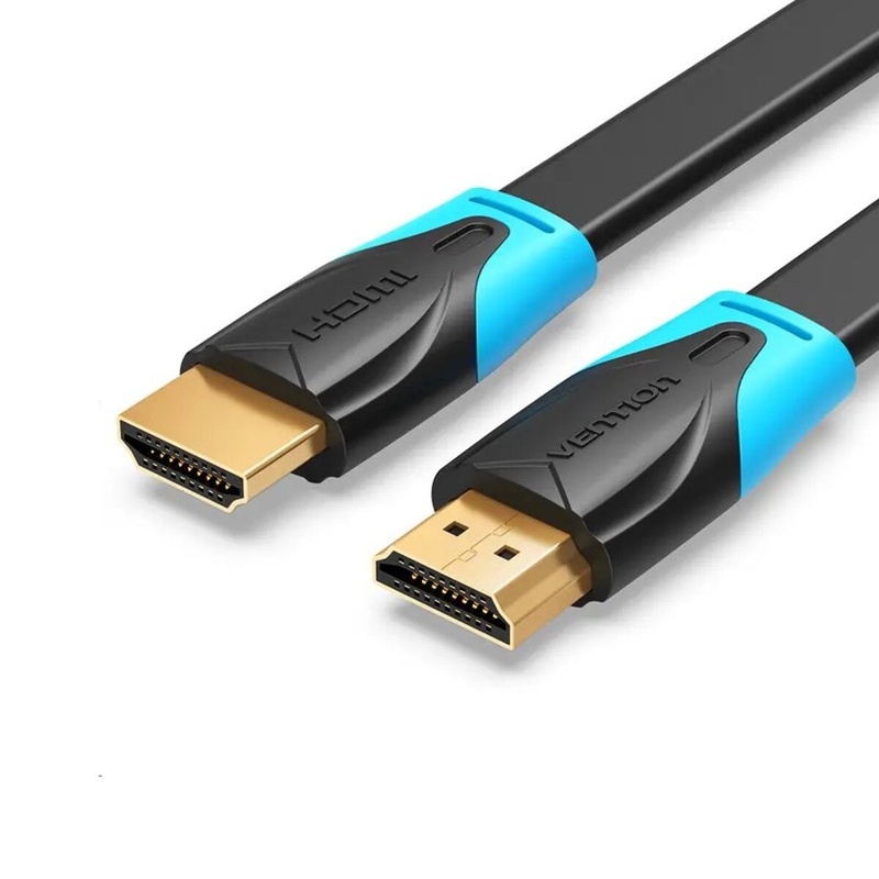 Кабель Vention Flat HDMI v2.0 Cable Плоский 5M Black (VAA-B02-L500)